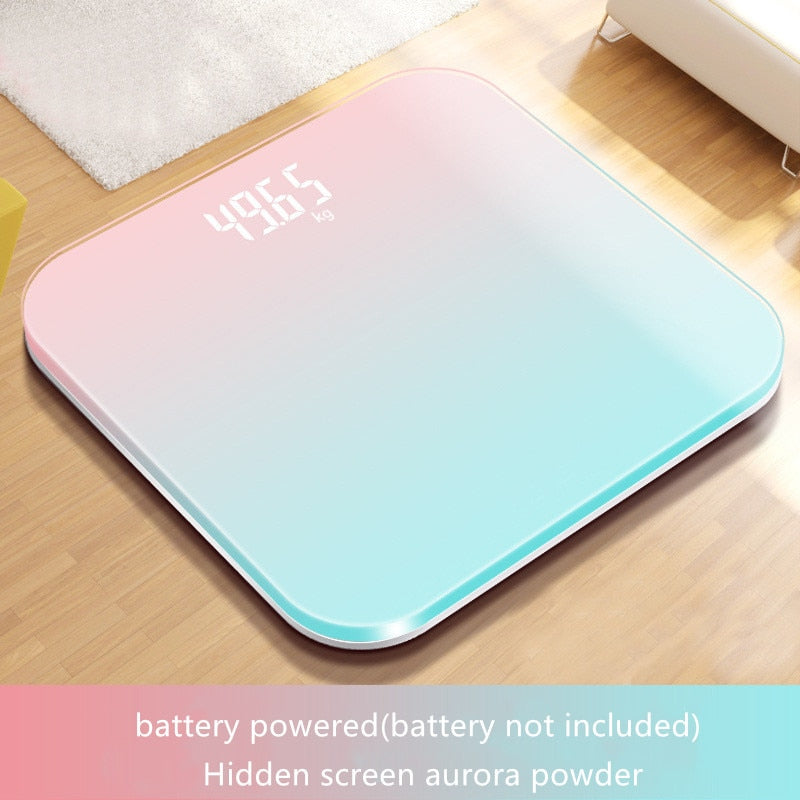 Colorful LED Bathroom Floor Scales