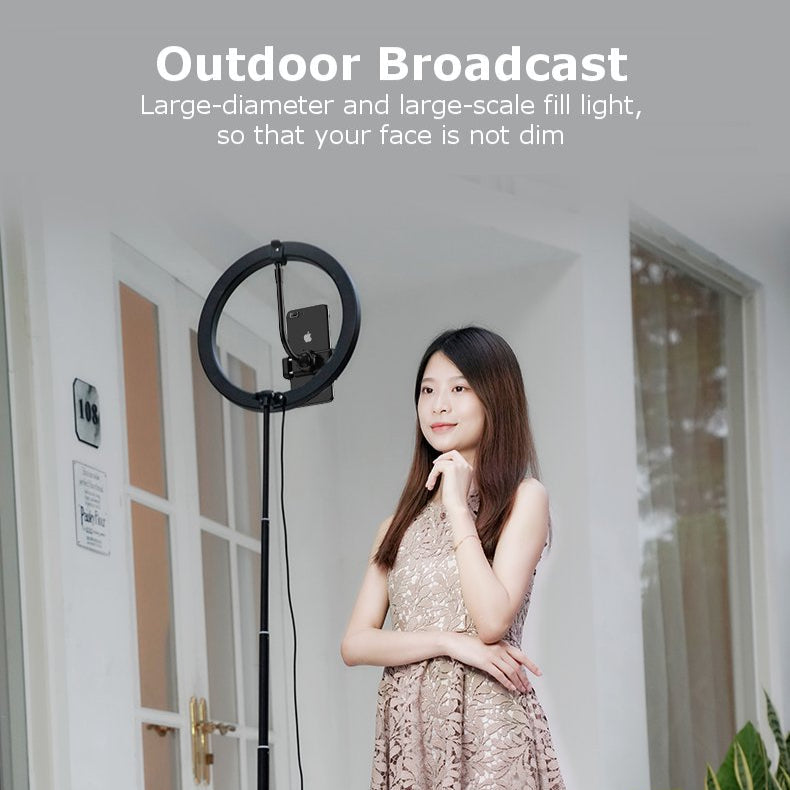 Ring Light Makeup with Phone Holder